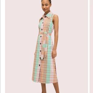Kate Spade New Plaid Dress Size Medium